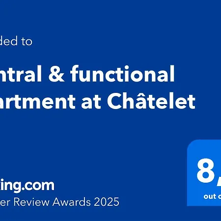 Central & Functional Apartment At Chatelet *